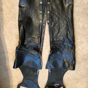 Men’s XL leather motorcycle chaps
